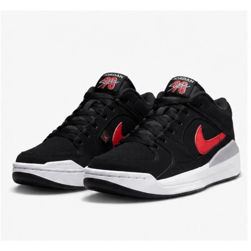Nike Jordan Stadium 90 GS Black Red White Sneakers Youth Size 7Y New